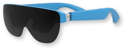 glasses blue