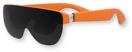 glasses orange